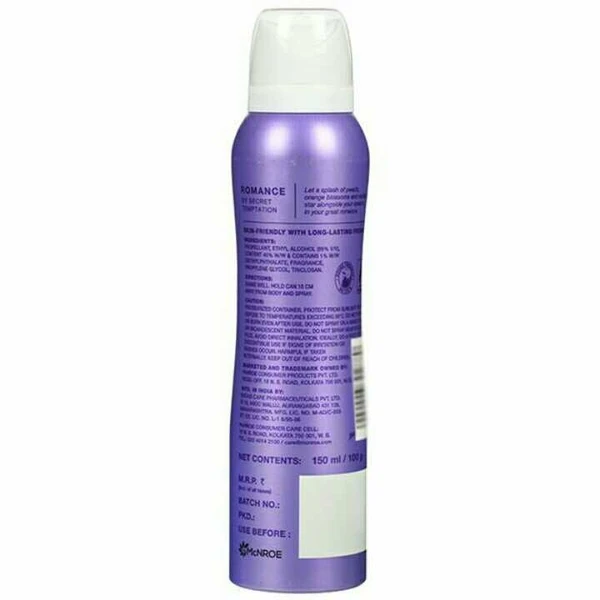 Secret Temptation Romance Deodorant for Women, 150ml