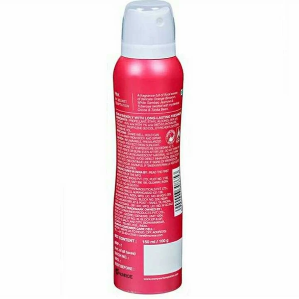 Secret Temptation Pink Body Deodorant for Women 150ml