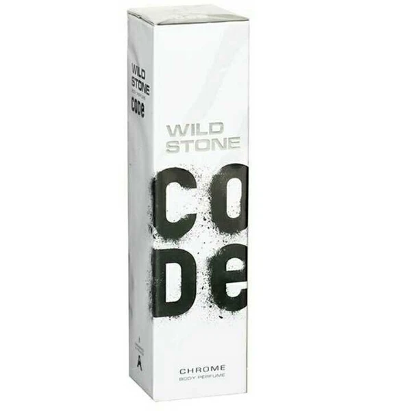 Wild Stone Code Chrome Body Perfume Spray for Men, 120ml