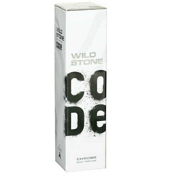 Wild Stone Code Chrome Body Perfume Spray for Men, 120ml