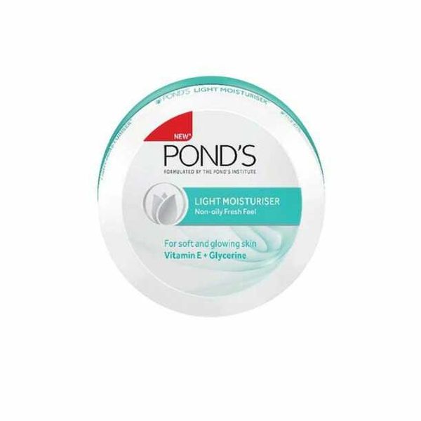 POND'S Light Moisturiser, Non- Oily With Vitamin E And Glycerine, For Soft And Glowing Skin,25ml