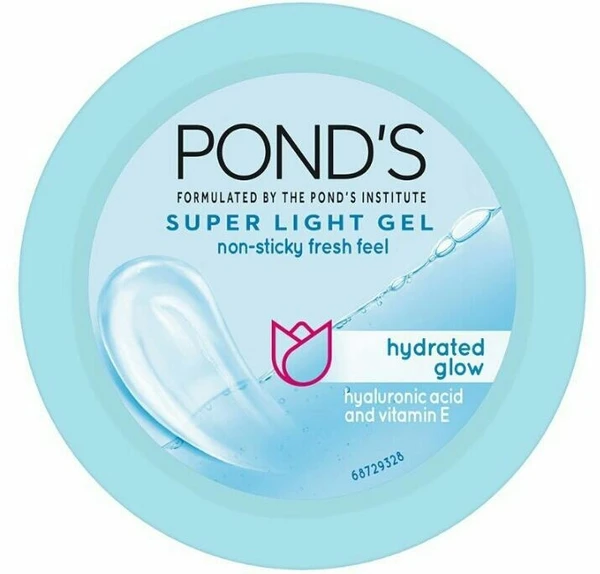 Ponds super Light Gel  POND'S Super Light Gel Face Moisturiser with Hyaluronic Acid and Vitamin E ,26g