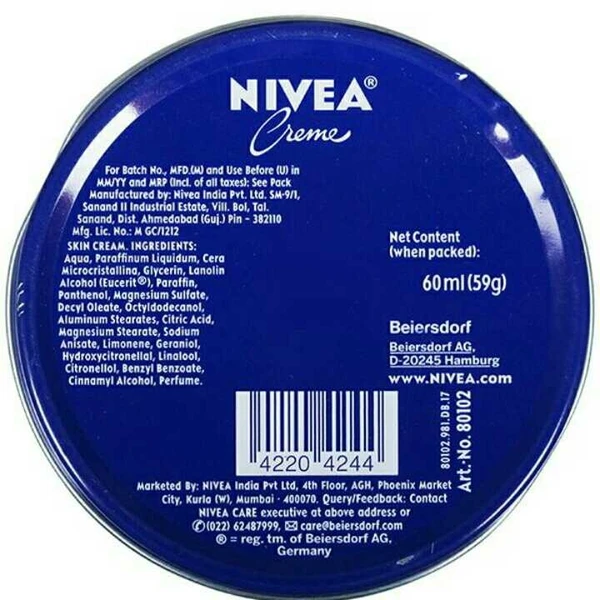 Nivea Cream , 60ml