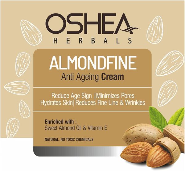 OSHEA Almondfine Anti Ageing Cream for Normal Skin type 50 G (White)