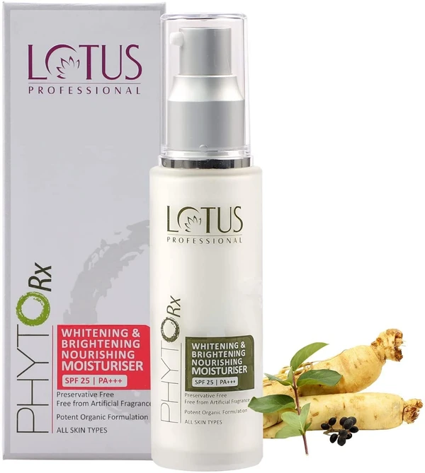 Lotus Professional Phytorx Whitening & Brightening Nourishing Moisturiser Spf 25, 50 ml