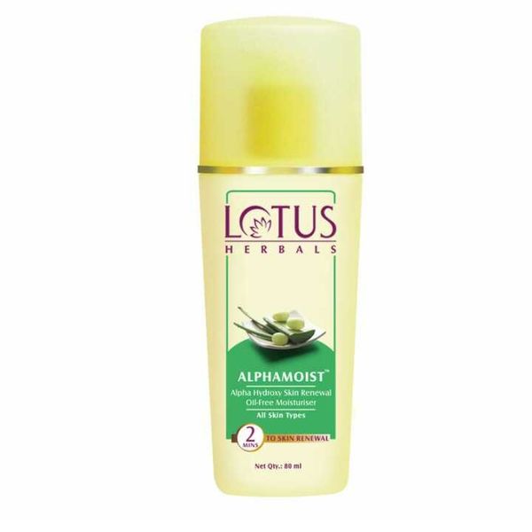Lotus Herbals Alphamoist Alpha Hydroxy Skin Renewal Oil Free Moisturiser, 170ml