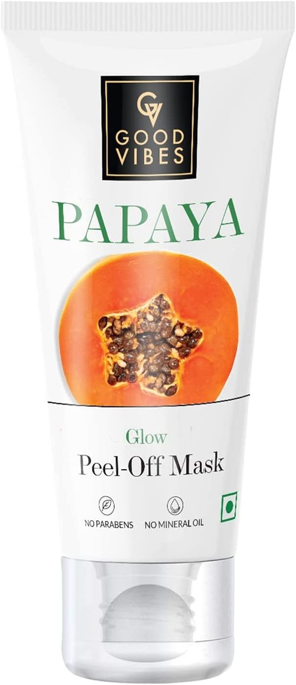 Good Vibes Papaya Glow Peel Off Mask, 50 g 