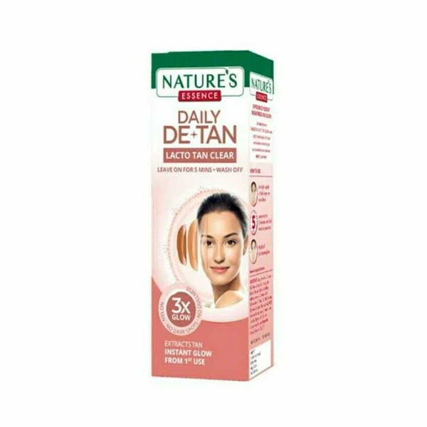 NATURE'S ESSENCE Daily De-Tan Lacto, Clear, 100 g