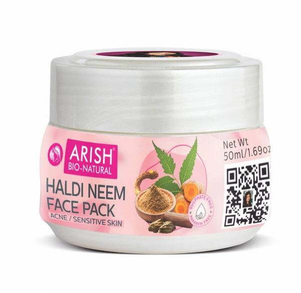 Arish HALDI NEEM FACE PACK- 50 ml