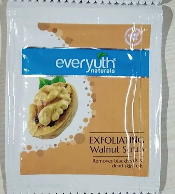 Everyuth Naturals Exfoliating Walnut Face Scrub (7 gm × 13 pc)