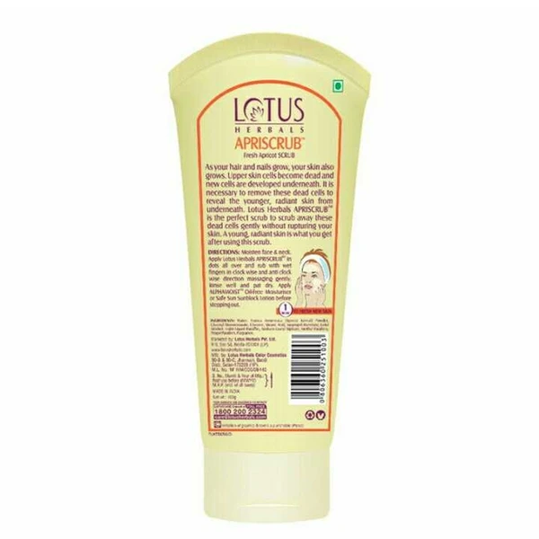 LOTUS HERBALS Herbals Fresh Apricot Scrub 100gm