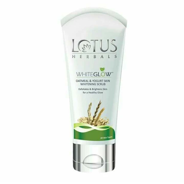 LOTUS White Glow Oatmeal & Yogurt Skin Whitening Scrub 50g