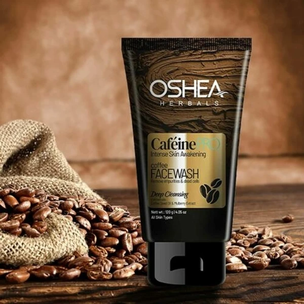 Oshea Cafeine Pro Facewash, 120gm