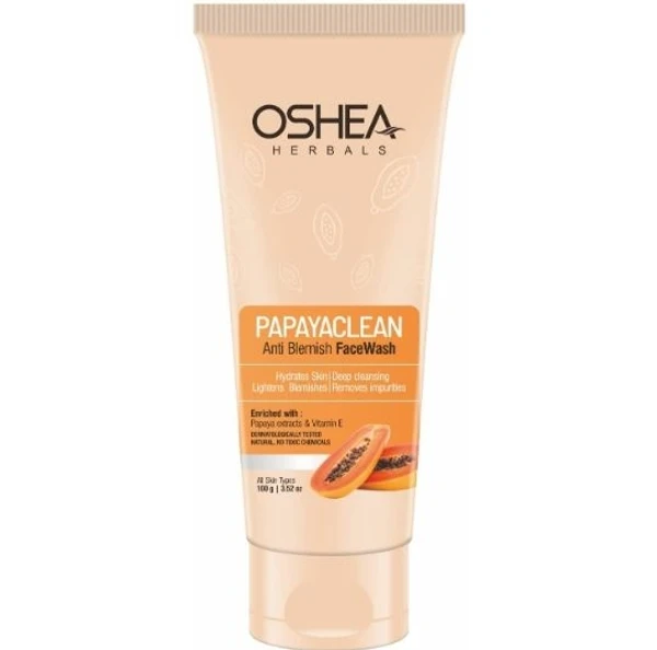 Oshea Papayaclean Anti Blemish Face Wash, 50gm