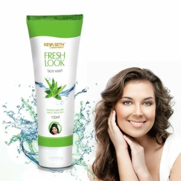 Keya Seth Aromatherapy, fresh Look Aloe vera Gel Face Wash