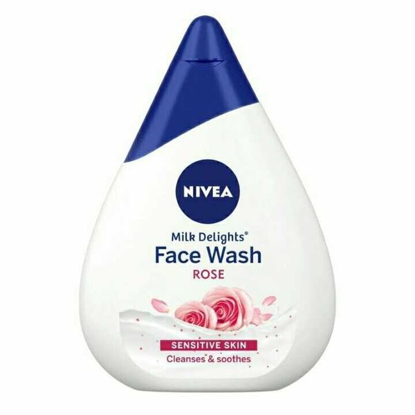 NIVEA Milk Delights Caring Rosewater Face Wash 50ml