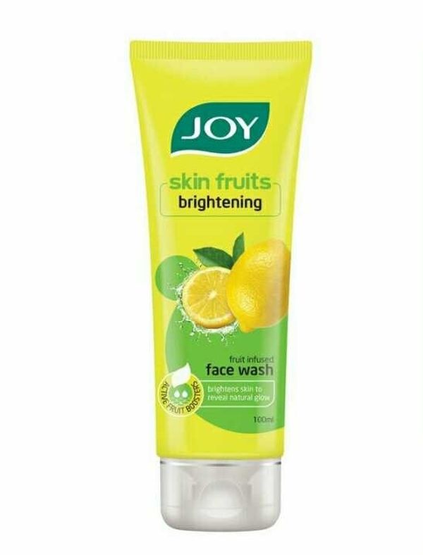 Joy Skin Fruits Brightening Lemon Gel pack of 1 Face Wash 50ml
