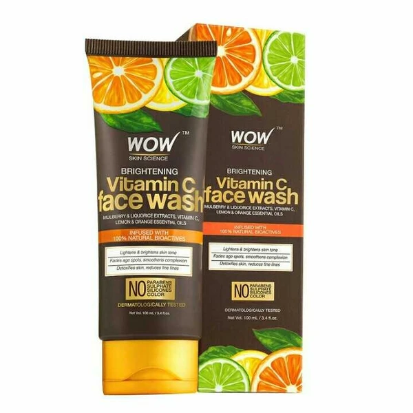 WOW Skin Science Brightening Vitamin C Foaming Face Wash