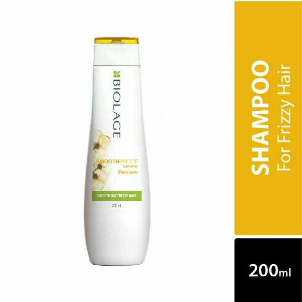 BIOLAGE Smoothproof Shampoo | Paraben free|Cleanses, Smooths & Controls Frizz | For Frizzy Hair ,200ml