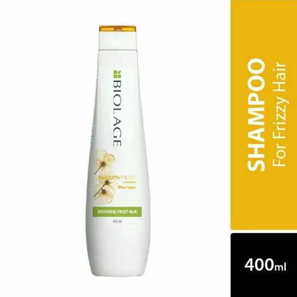 BIOLAGE Smoothproof Shampoo | Paraben free|Cleanses, Smooths & Controls Frizz | For Frizzy Hair ,400ml