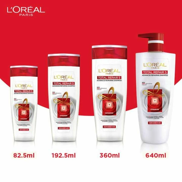 L'Oréal Paris Total Repair 5 Shampoo, 192.5ml