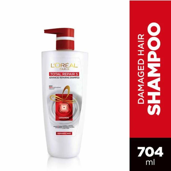 L'Oréal Paris Total Repair 5 Shampoo, 704Ml