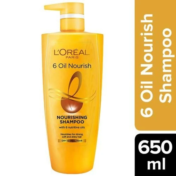 L'Oréal Paris 6 Oil Nourish Shampoo, 704ml