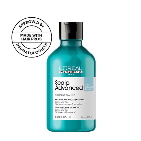 Loreal Professionnel Scalp Advanced Anti-Dandruff Dermo-Clarifier Shampoo - Formerly Instant Clear 300Ml