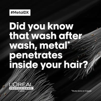 Loreal Professionnel Metal DX Anti-Metal Cleansing Cream Shampoo, Serie Expert  Loreal Professional Metal DX Anti-Metal Cleansing Cream Shampoo, Serie Expert (300ml)