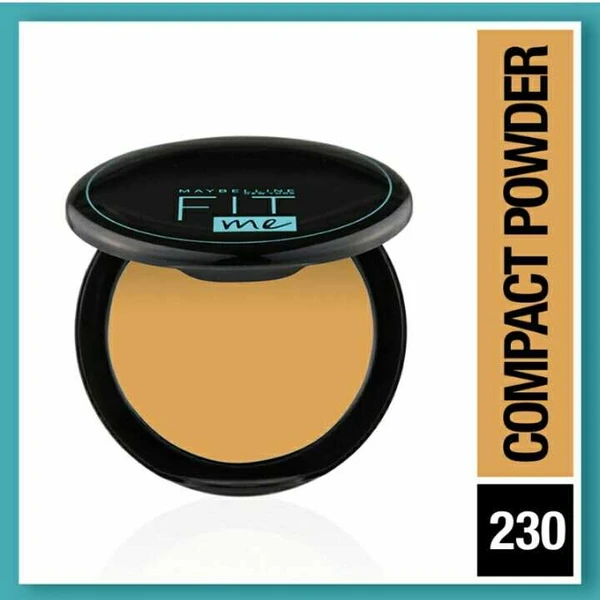 Maybelline New York Fit Me 12Hr Oil Control Compact, 230 Natural Buff, 8g