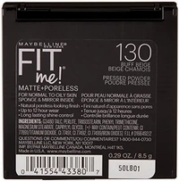 Maybelline New York Fit Me Matte Poreless Powder, 130 Buff Beige, 8.5g