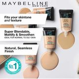 Maybelline New York Fit Me Matte+Poreless Liquid Foundation Tube, ( 330)