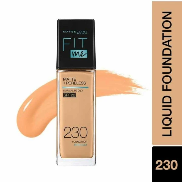 Maybelline New York Fit Me Matte+Poreless Liquid Foundation 230