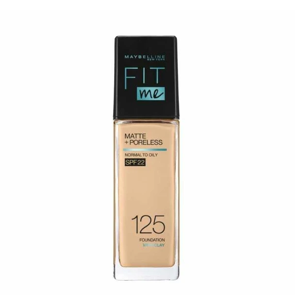 Maybelline New York Fit Me Matte+Poreless Liquid Foundation 125