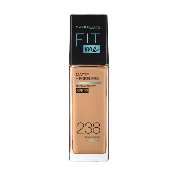 Maybelline New York Fit Me Matte+Poreless Liquid Foundation 238