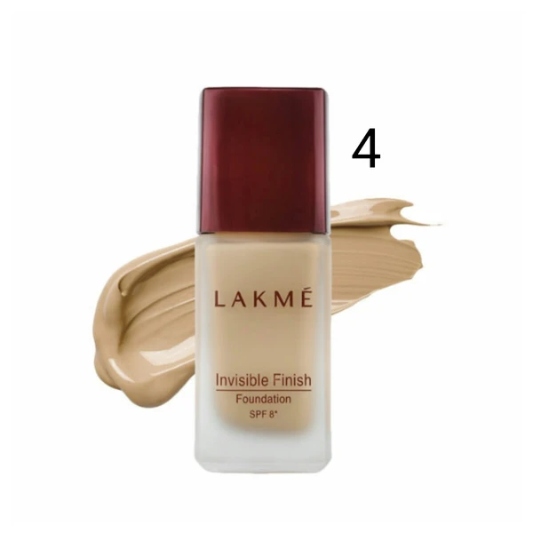 Lakmé Invisible Finish SPF 8 Foundation, Shade 04