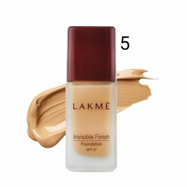 Lakmé Invisible Finish SPF 8 Foundation, Shade 05