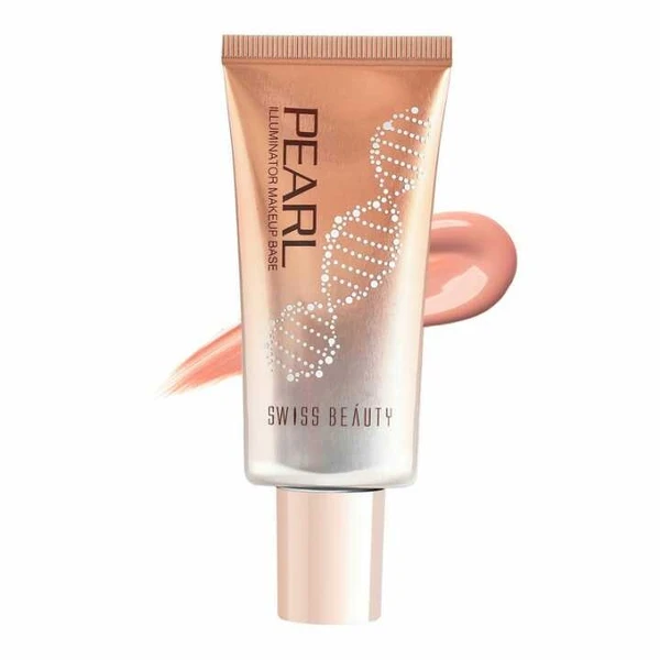 Swiss Beauty Foundation Pearl Illuminator, Face MakeUp, Golden Pink (1) 35g