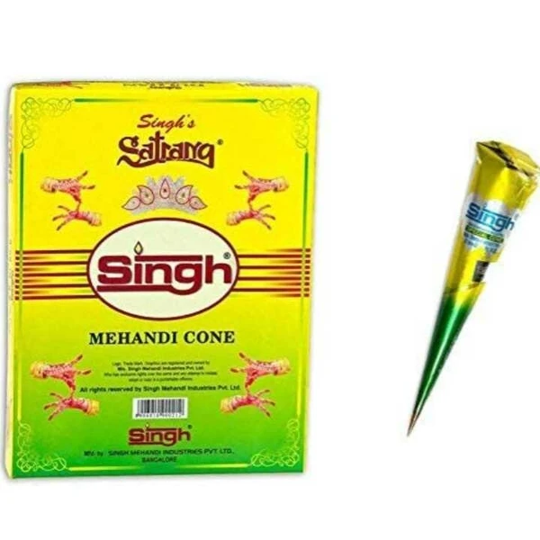 Singh Mehandi Cone SINGH Natural Mehandi Cones - 100% Organic