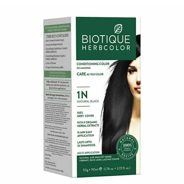 Biotique color Natural Black (1N)