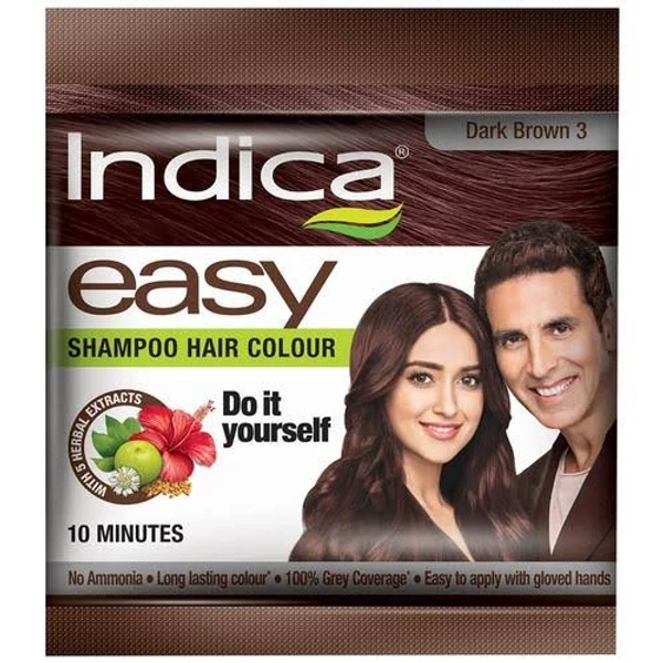 Indica Easy Hair Color Brown 3, 25ml