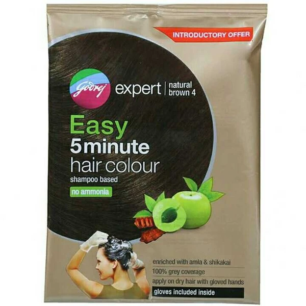 Godrej Expert Easy  Hair Colour - Natural Brown (4)