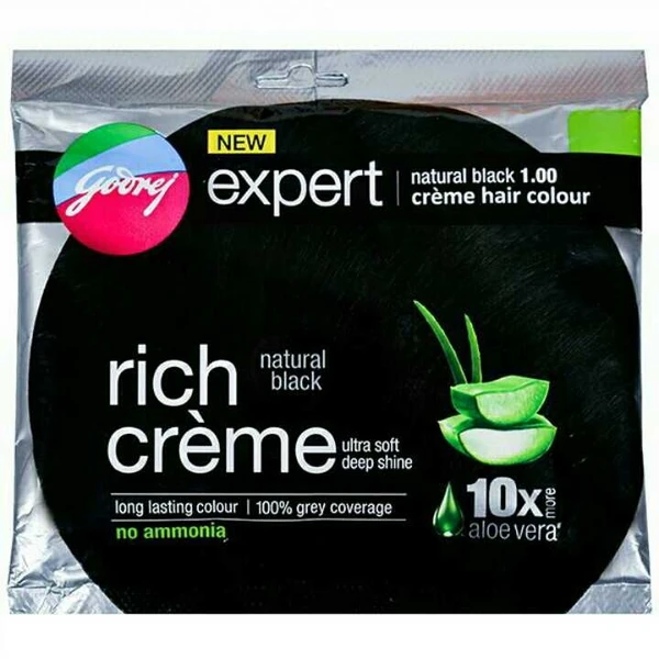 Godrej Expert Cream hair Original Narural Black 0.1 × 10 Pc