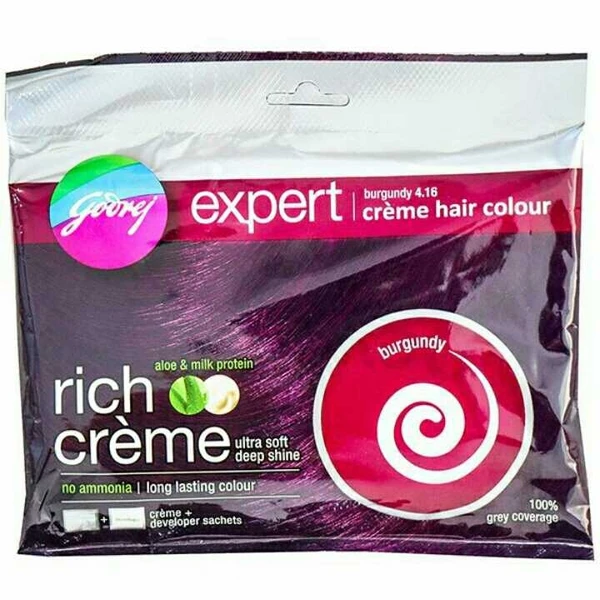 Godrej Expert Cream hair Original Burgundy 3;16 × 10 Pc