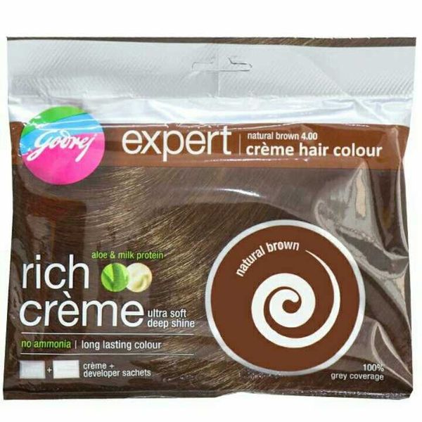 Godrej Expert Cream hair Original Narural Brown 0.4 × 10 Pc Chine