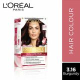 L'Oreal Paris Excellence Creme Hair Color, 3.16 Burgundy, 72ml+100g
