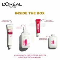 L'Oreal Paris Excellence Creme Hair Color, 4 Natural Brown 72ml+100g