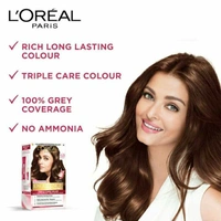 L'Oreal Paris Excellence Creme Hair Color, 4.25 Natural Brown 72ml+100g