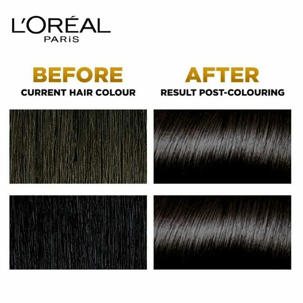 L'Oreal Paris Excellence Creme Hair Color, 3 Dark Brown, 72ml+100g