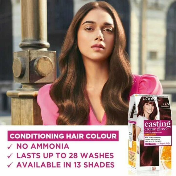 L'Oreal Paris Casting Creme Gloss Hair Color, Mohagany550, 87.5g